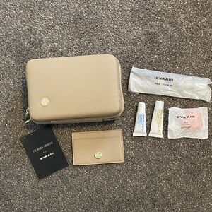 Giorgio Armani Beige Travel Case